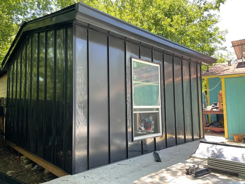 Black standing seam metal wall panels for Metal Roof Installation in Knoxville